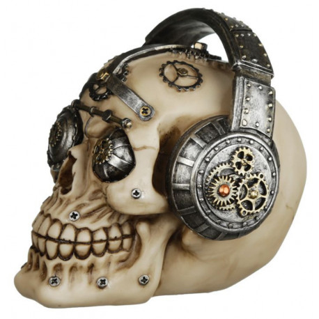 Figura Calavera Steampunk Cascos