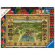 Harry Potter Puzzle Mapa de Hogwarts (1500 piezas)
