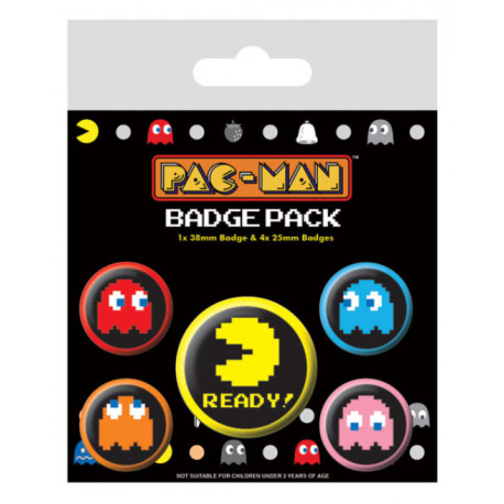 Juego de chapas Pac Man Pixel