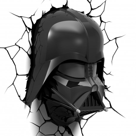 Lampara de pared Darth Vader