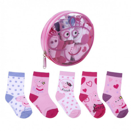PACK CALCETINES 5 PIEZAS PEPPA PIG