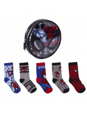 PACK CALCETINES 5 PIEZAS SPIDERMAN NIÑO INFANTIL MARVEL