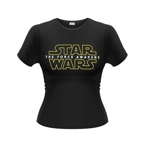 Camiseta Star Wars Episode VII Chica Force Awakens Logo