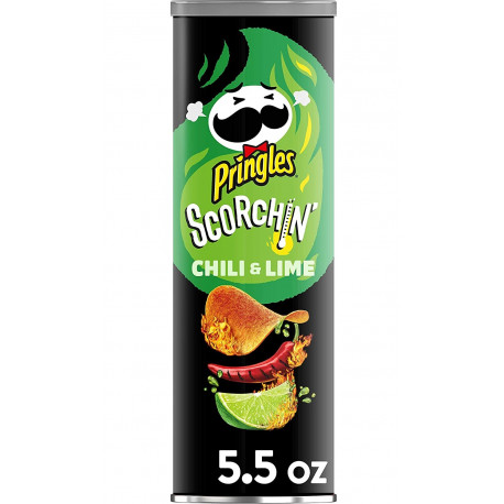Pringles sabor Chili y Lima Extra Picante