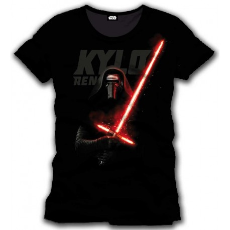 Camiseta da Guerra das Estrelas Kylo Ren laser