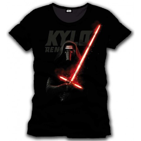 Camiseta Original de el Despertar de La Fuerza diseño de Kylo REN para Hombre Star Wars 