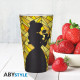 DISNEY - Large Glass - 400ml - The Beauty & the Beast Belle - x2