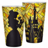 DISNEY - Large Glass - 400ml - The Beauty & the Beast Belle - x2