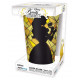 DISNEY - Large Glass - 400ml - The Beauty & the Beast Belle - x2