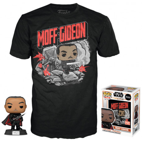 Set de Camiseta y Funko Pop! Moff Gideon The Mandalorian