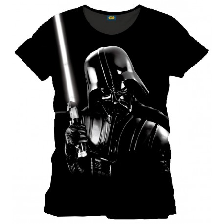 T-shirt Star Wars Dark Vador argent