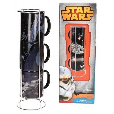 Set di 3 Tazze di Star Wars