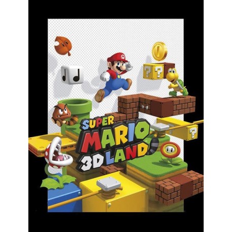 Poster 3D di Super Mario 50x70