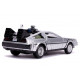 Regreso al Futuro II Réplica Vehículo Diecast Model Hollywood Rides 1/32 DeLorean Time Machine