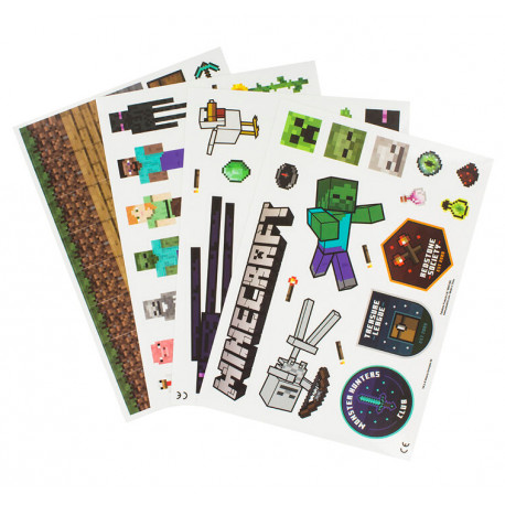 Pegatinas Gadget Minecraft