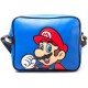 Super Mario borsa a tracolla blu Mario