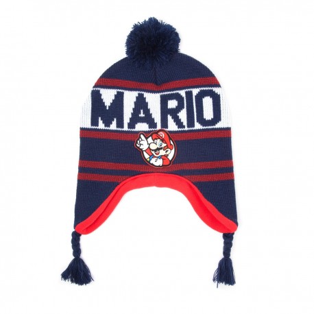 Super Mario gorro con orejeras Mario