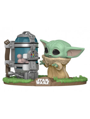 Figura Funko Pop! Baby Yoda con tarro de huevos