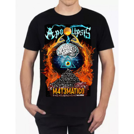 Camiseta Apocalipsis Matemático Negra