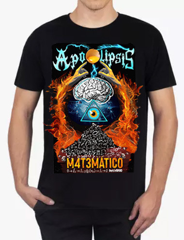 Camiseta Apocalipsis Matemático Negra 19,90€ – LaFrikileria.com