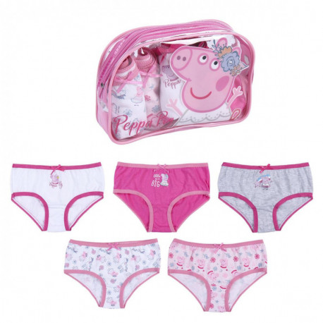 PACK BRAGUITAS 5 PIEZAS PEPPA PIG