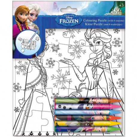 Puzzle + pinturas Frozen Disney