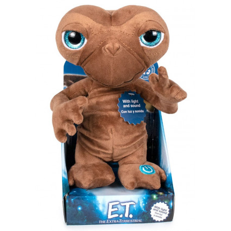 E.T. el extraterrestre Figura de peluche con sonido y luz E.T. 25 cm *Edición Inglés*