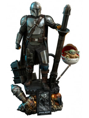 Star Wars The Mandalorian Pack de 2 Figuras 1/4 The Mandalorian & The Child Deluxe 46 cm