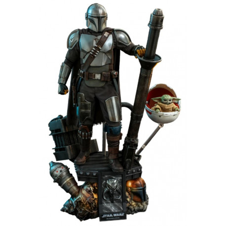 Star Wars The Mandalorian Pack de 2 Figuras 1/4 The Mandalorian & The Child Deluxe 46 cm