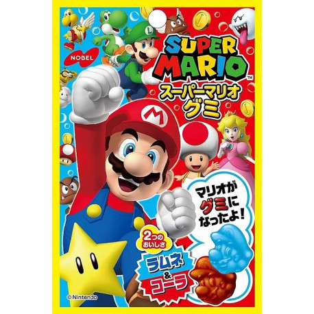 Caramelos Super Mario sabor Remune & Cola