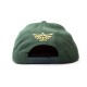 Cap Zelda Trifuerza logo verde-oro