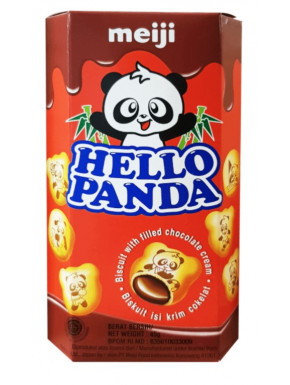 Meiji Hello Panda Rellenas de Crema de Chocolate