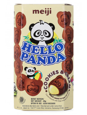Galletas Meiji Hello Panda Cookies & Cream 50g