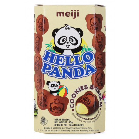 Galletas Meiji Hello Panda Cookies & Cream 50g
