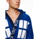 Doctor Who bathrobe fleece Tardis