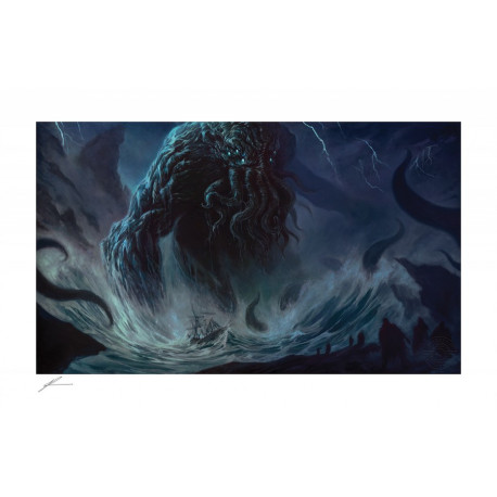 Cthulhu Litografia Cthulhu I by Richard Luong 46 x 70 cm - enmarcado