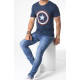 Camiseta vintage Capitán América Marvel