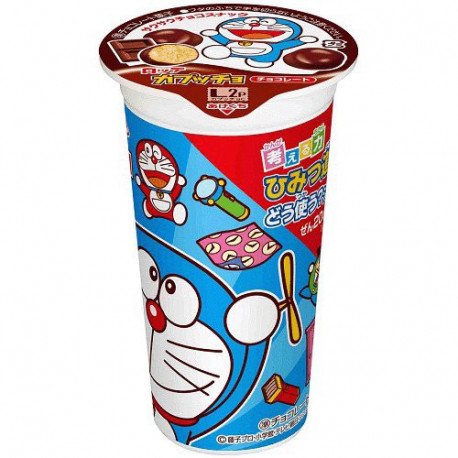Galletas de maíz Lotte Capuccho Doraemon Sabor Chocolate