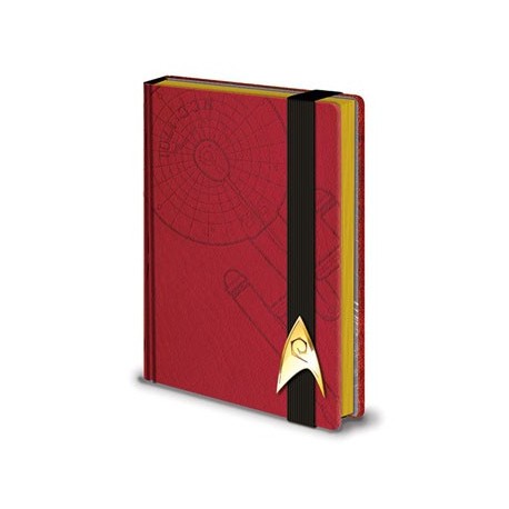 Star Trek Libreta Premium A5 Engineering Red