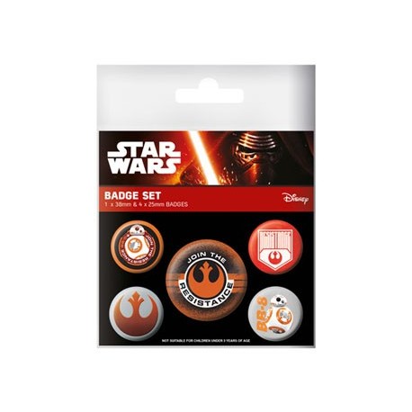 Star Wars Episodio VII Pack 5 Foglio Resistenza