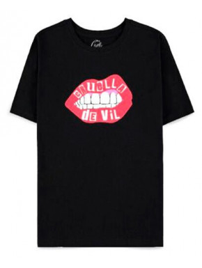 Camiseta labios Cruela Disney chica