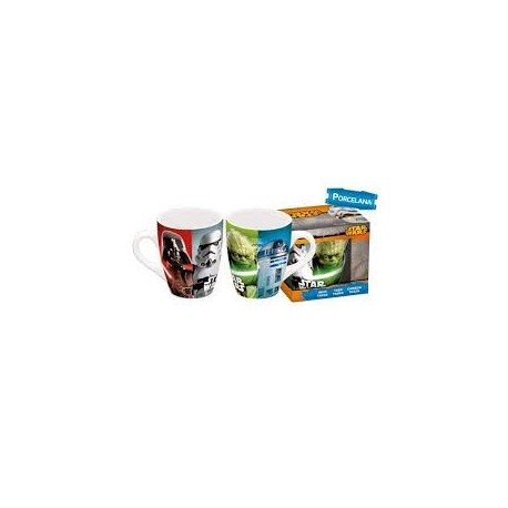 Star Wars taza barrilete personajes