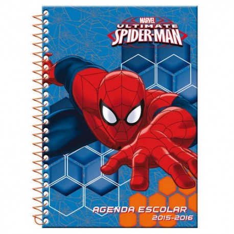 Spiderman école agenda A5 2015/16