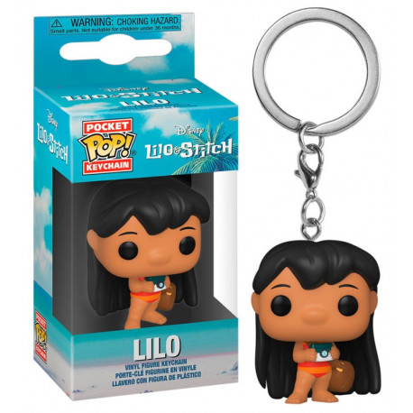 Lilo & Stitch Llaveros Pocket POP! Vinyl Lilo w/ Camera 4 cm Expositor (12)