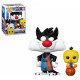 Space Jam 2 Figura POP! & Buddy Vinyl Sylvester & Tweety 9 cm