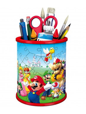 Puzzle 3D portalápices Super Mario