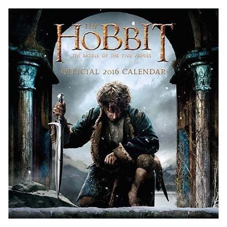 El Hobbit calendario de pared 2016