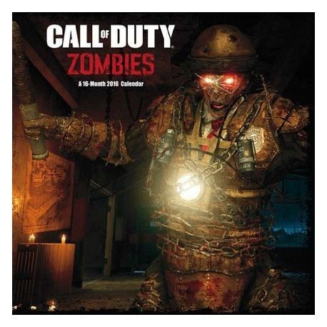 Call of Duty calendario de pared 2016 Zombies