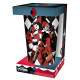 DC COMICS - Large Glass - 400ml - Harley Quinn - box x2