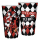 DC COMICS - Large Glass - 400ml - Harley Quinn - box x2